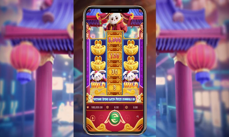 Tela do slot Fortune Rabbit PG Soft