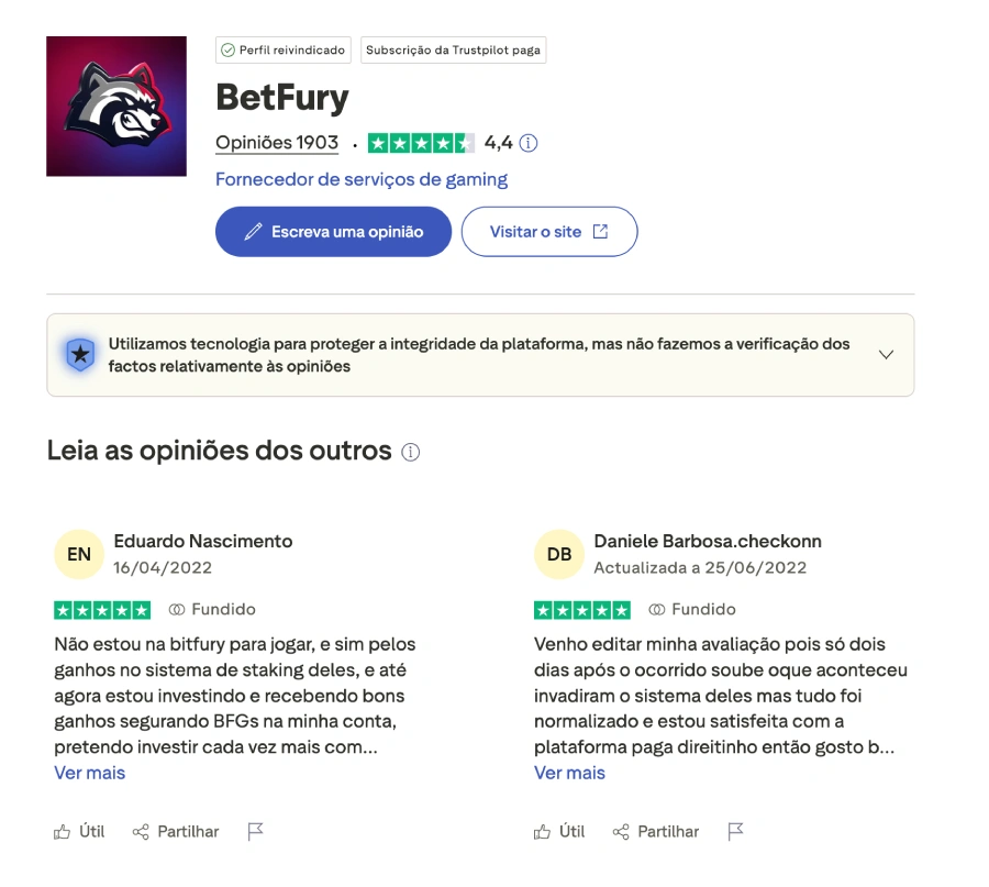 Casino BetFury é Confiável?